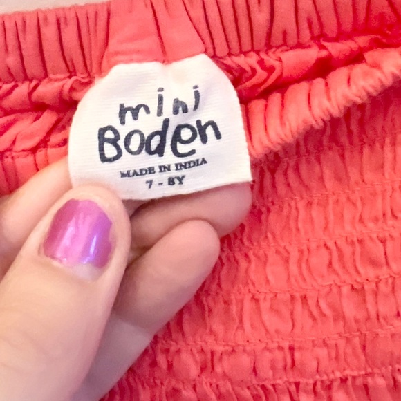 Mini Boden Coral Twirl Horse Appliqué Skirt M 7/8 - Picture 9 of 13